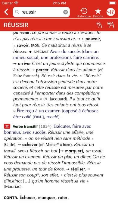Dictionnaire Le Petit Robert App screenshot #6
