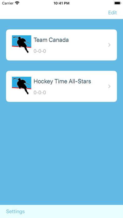 Hockey Time App screenshot #1