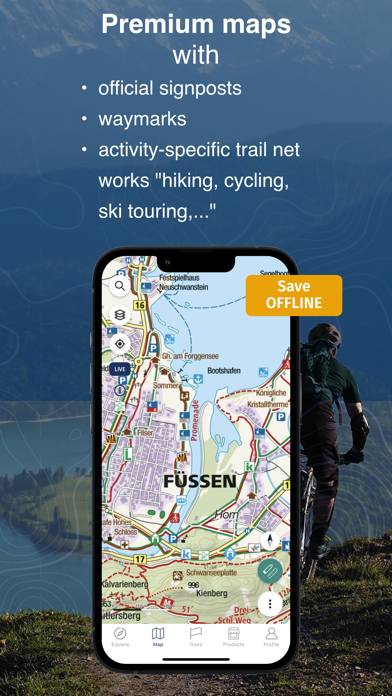 KOMPASS Outdoor & Hiking Maps App screenshot #2