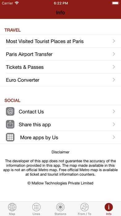 Paris By Metro App-Screenshot #5