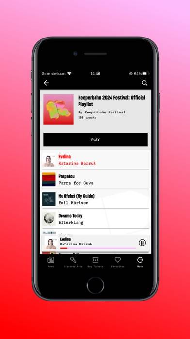 Reeperbahn Festival App-Screenshot