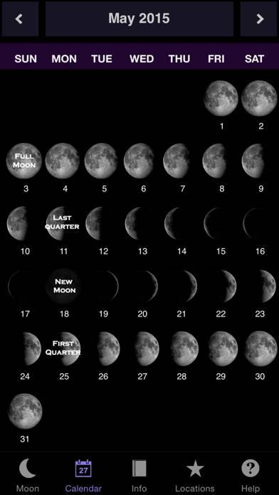 Moon Calendar Capture d'écran de l'application #2