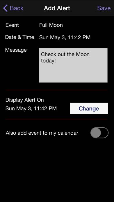 Moon Calendar App screenshot #5