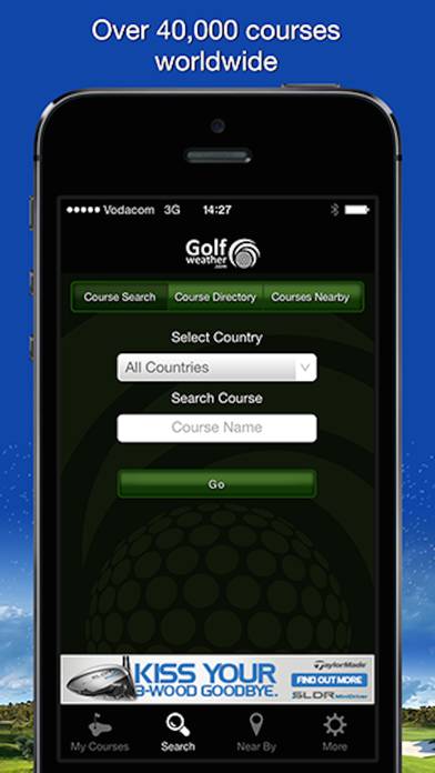 Golfweather.com App skärmdump