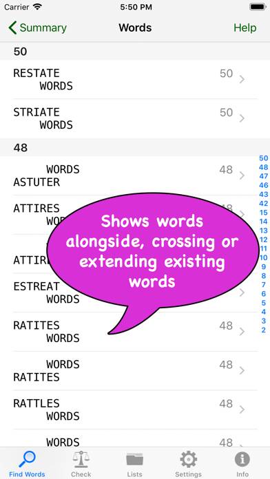 Word Finder Captura de pantalla de la aplicación #1