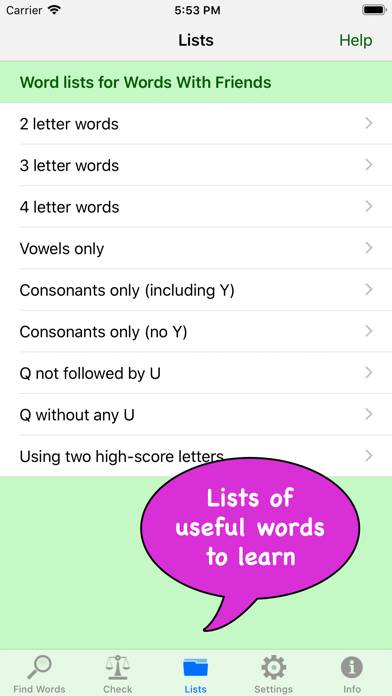 Word Finder App skärmdump #5