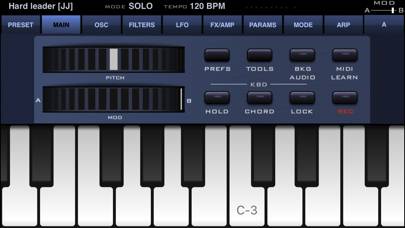 SunrizerXS synth Captura de pantalla de la aplicación