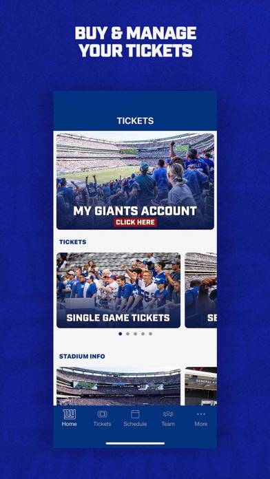 New York Giants App screenshot