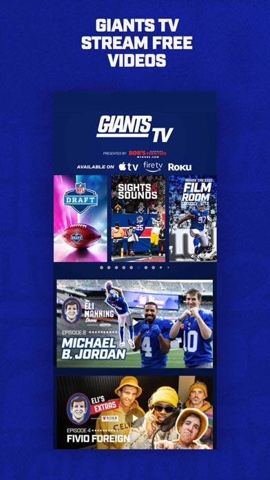 New York Giants App screenshot