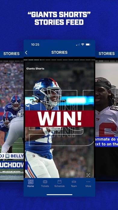 New York Giants App screenshot