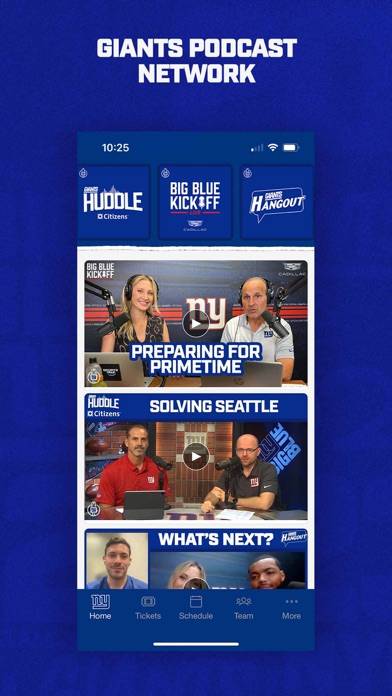 New York Giants App screenshot