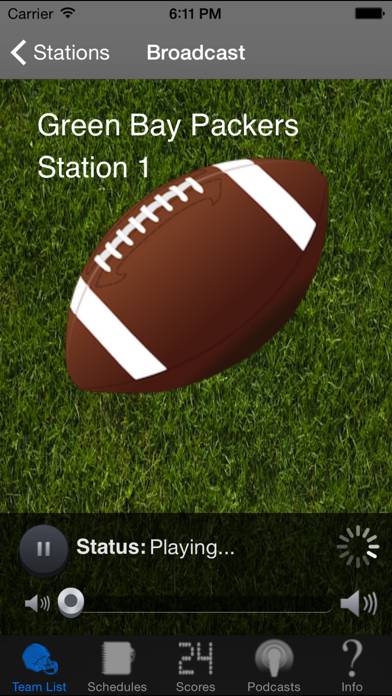 Pro Football Radio & Live Scores plus Highlights App screenshot #3