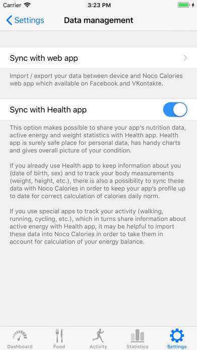 Noco Calories App screenshot #5