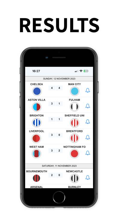 Soccer Scores Captura de pantalla de la aplicación #4