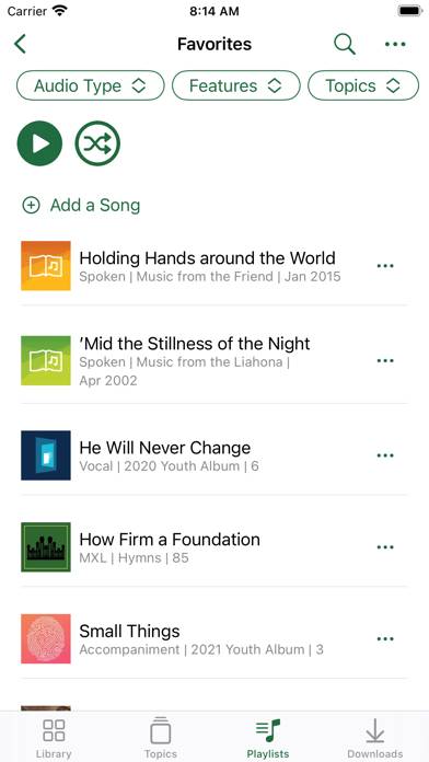 Sacred Music App screenshot