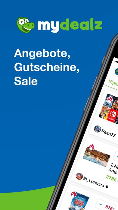 mydealz – Gutscheine, Angebote Bildschirmfoto