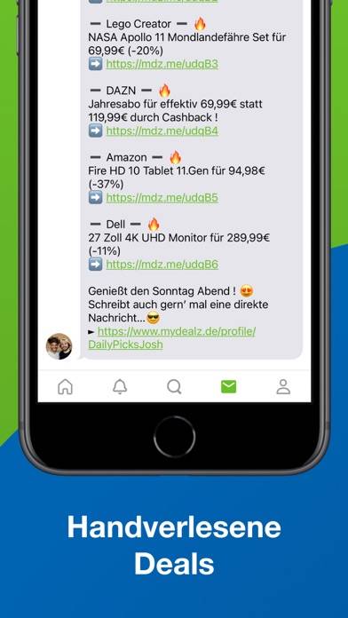 Mydealz – Gutscheine, Angebote App-Screenshot