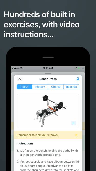 Strong Workout Tracker Gym Log App screenshot #2