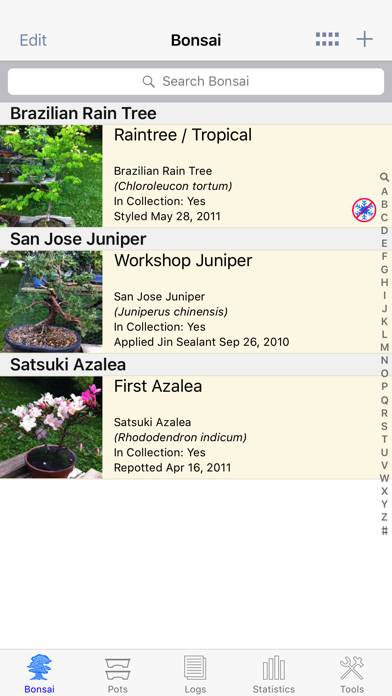 Bonsai Album Captura de pantalla de la aplicación #1