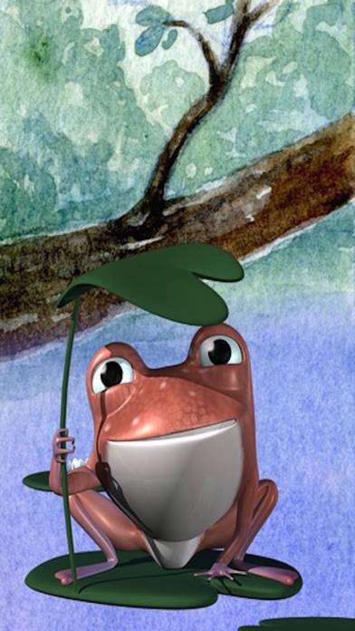 Talking Frog 3D: Funny Baby Cartoon Green Virtual Friend Скриншот приложения #3