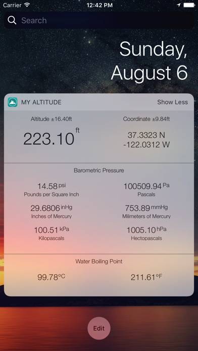 My Altitude App skärmdump #4