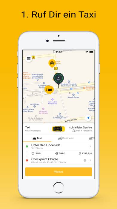 Taxi.eu App-Screenshot #1