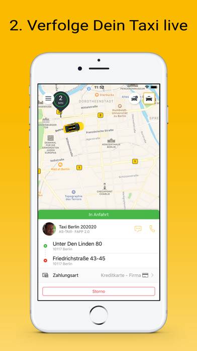 Taxi.eu App-Screenshot #2