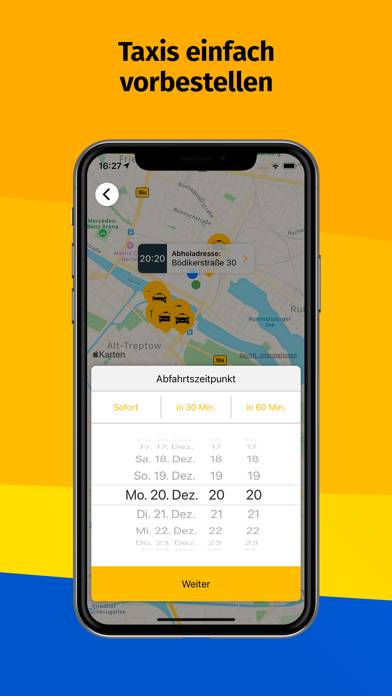 Taxi.eu App-Screenshot