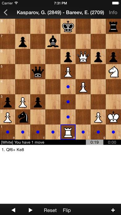 Chess Puzzles: World Champions Captura de pantalla de la aplicación #1