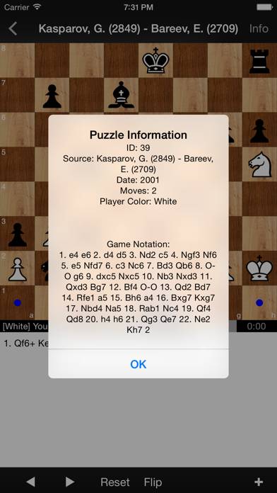 Chess Puzzles: World Champions Captura de pantalla de la aplicación #3