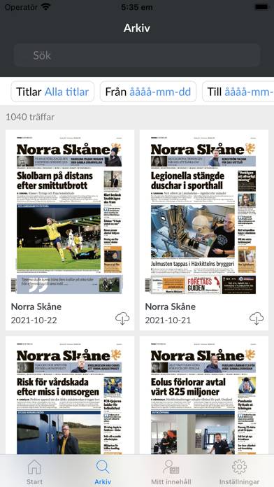 Ensk App skärmdump #2