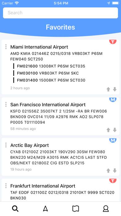 METAR Reader Capture d'écran de l'application #1