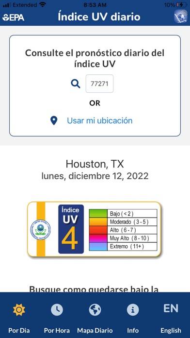 EPA's SunWise UV Index App screenshot #4