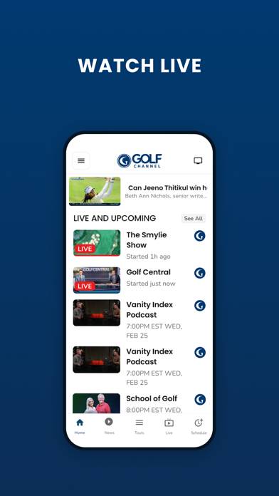 Golf Channel screenshot