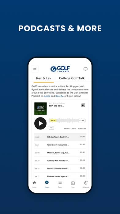 Golf Channel App screenshot