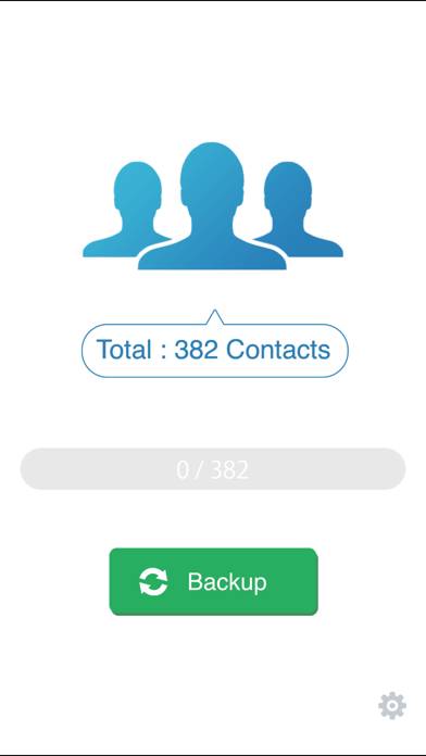 My Contacts Backup Pro Schermata dell'app #1