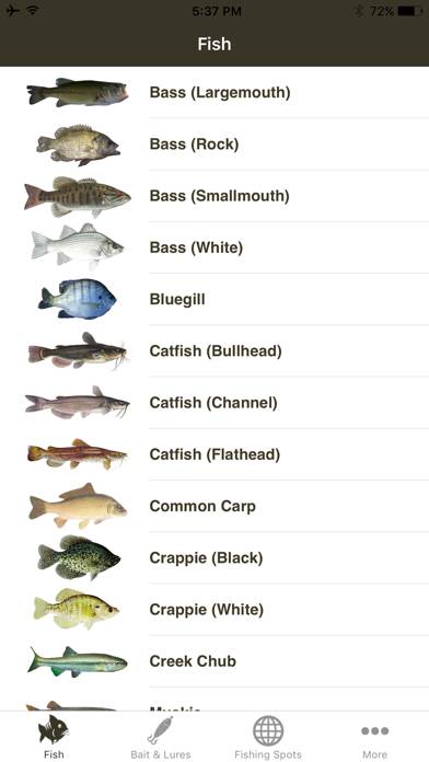 Freshwater Fishing Guide App screenshot #1