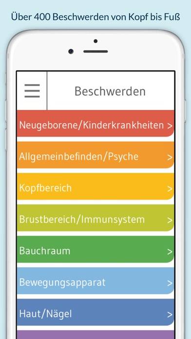 Homöopathie für Kinder App-Screenshot