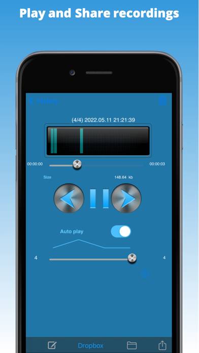 Dream Talk Recorder Pro Schermata dell'app #3