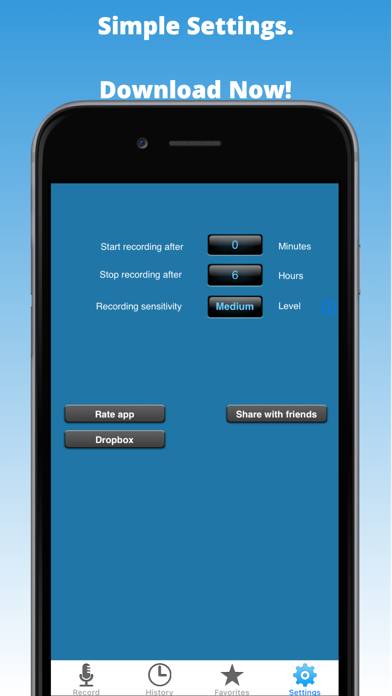 Dream Talk Recorder Pro App skärmdump #5