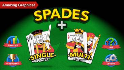 Spades plus game screenshot