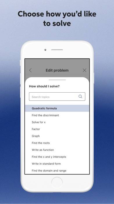 Mathway: Math Problem Solver Capture d'écran de l'application #5