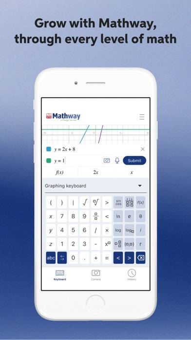 Mathway Capture d'écran de l'application