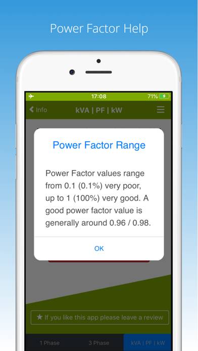KVA Calculator Captura de pantalla de la aplicación #4
