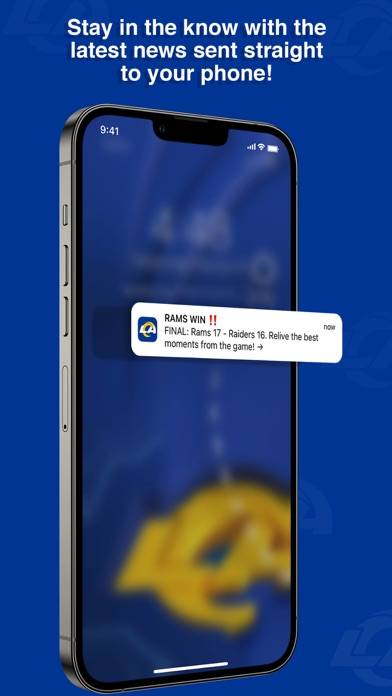 Los Angeles Rams App screenshot