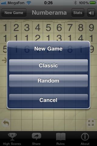 Numberama captura de pantalla del juego