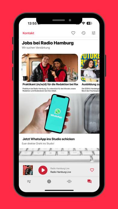 Radio Hamburg App-Screenshot