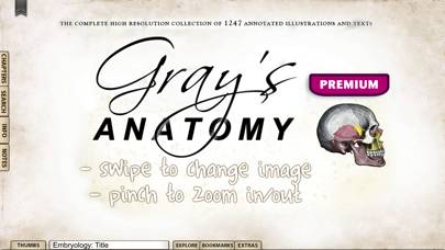 Grays Anatomy Premium Edition App skärmdump #1