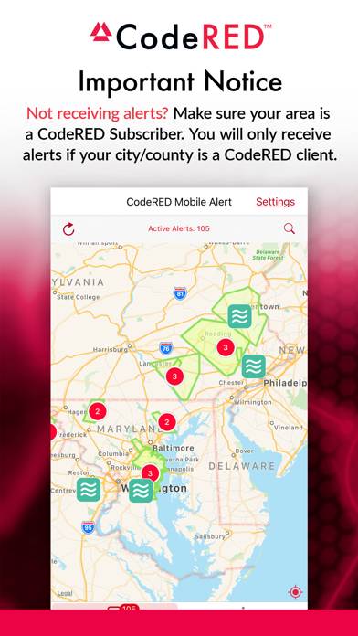 CodeRED Mobile Alert App screenshot #1