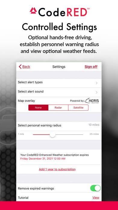 CodeRED Mobile Alert App screenshot